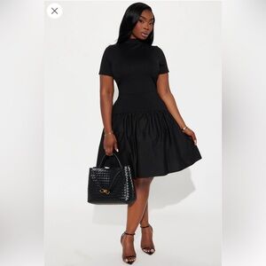 Kennedy Short Sleeve Drop Waist Mini Dress